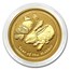 2011 Australia 1/10 oz Gold Lunar Rabbit BU (Series II)