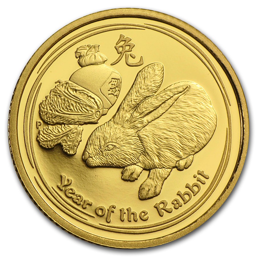 Buy 2011 Australia 1/10 oz Gold Lunar Rabbit Proof (Series II) | APMEX