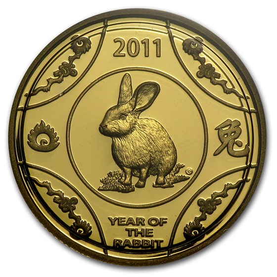 2011 Golden Rabbit Buy 2011 Australia 1/10 oz Gold Year of the Rabbit Proof | APMEX