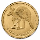 2011 Australia 1/2 Gram Gold Kangaroo Mini Roo BU (In Capsule)