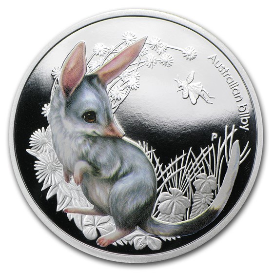 2011 Australia 1/2 oz Silver Bush Babies Bilby Proof 2011 Australia 1/2 oz Silver Bush Babies Bilby Proof