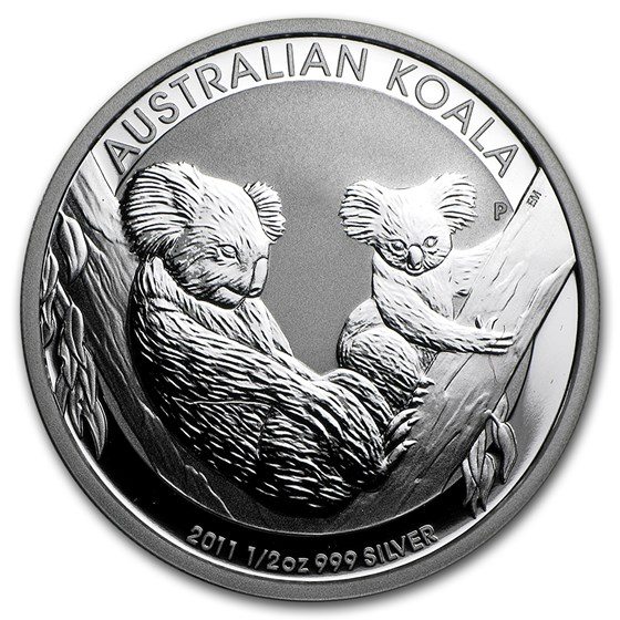 2011 Australia 1/2 oz Silver Koala BU 2011 Australia 1/2 oz Silver Koala BU