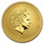 2011 Australia 1/4 oz Gold Lunar Rabbit BU (Series II)