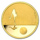 2011 Australia 1/5 oz Proof Gold Kangaroo at Sunset