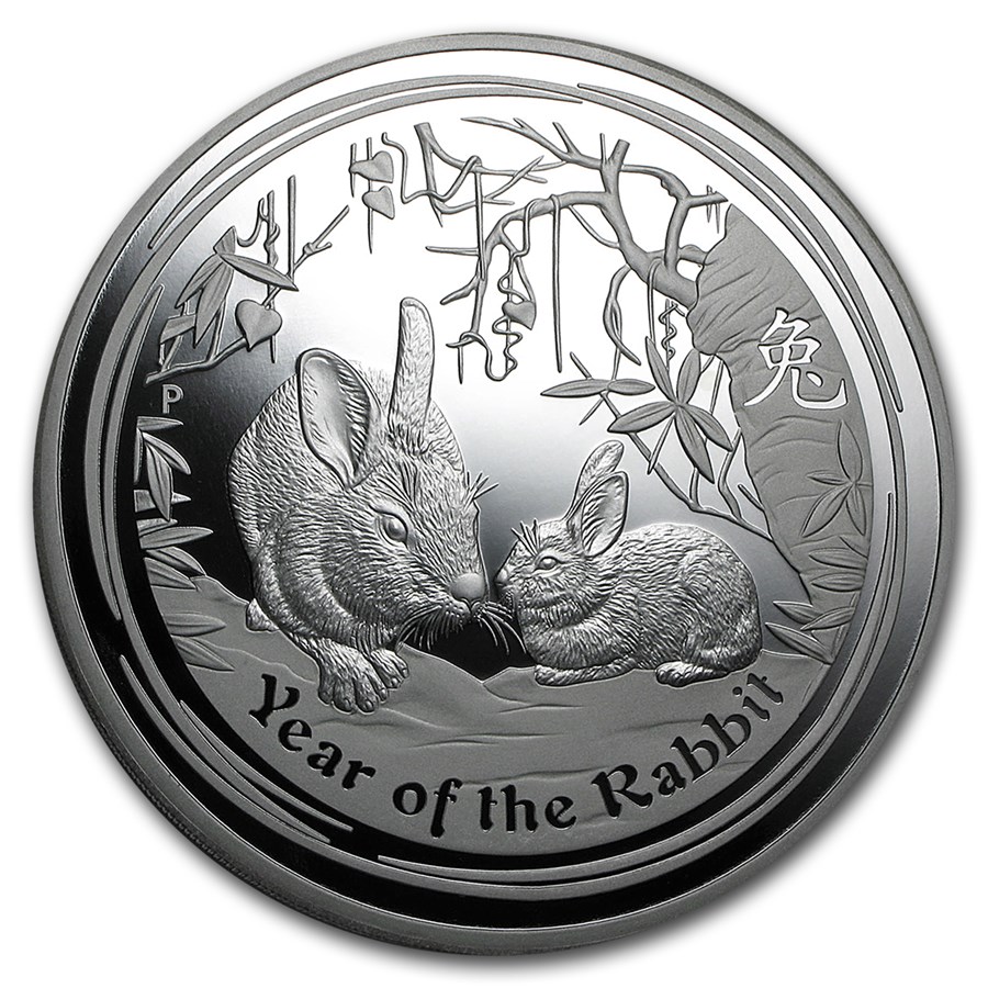 Buy 2011 Australia 1 kilo Silver Year of the Rabbit Proof | APMEX