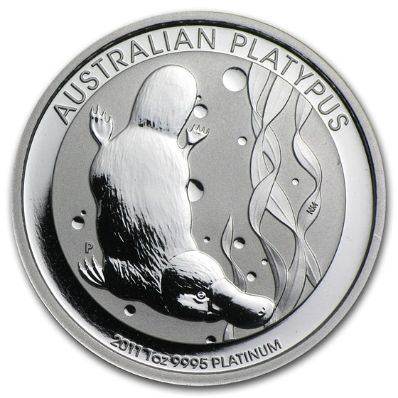 2011 Australia 1 oz Platinum Platypus BU