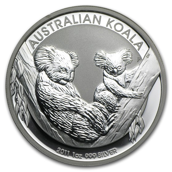 2011 Australia 1 oz Silver Koala BU