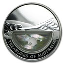 2011 Australia 1 oz Silver Treasures of Australia Proof (Pearl)