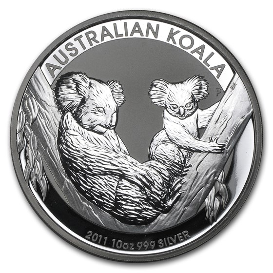 2011 Australia 10 oz Silver Koala BU 2011 Australia 10 oz Silver Koala BU