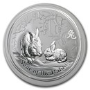 2011 Australia 10 oz Silver Year of the Rabbit BU
