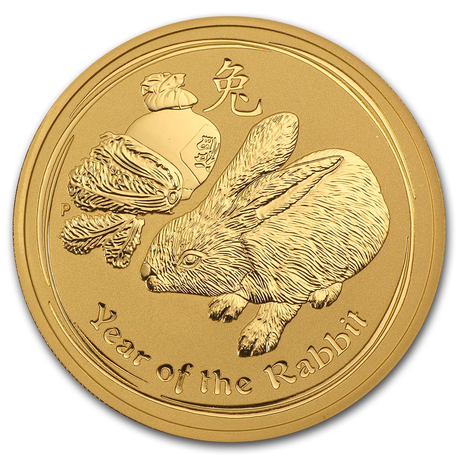 Buy 2011 Australia 2 oz Gold Lunar Rabbit BU (Series II) | APMEX