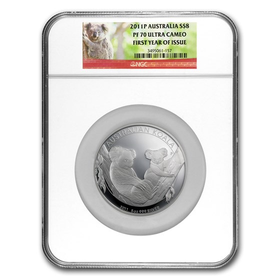 2011 Australia 5 oz Silver Koala PF-70 NGC 2011 Australia 5 oz Silver Koala PF-70 NGC