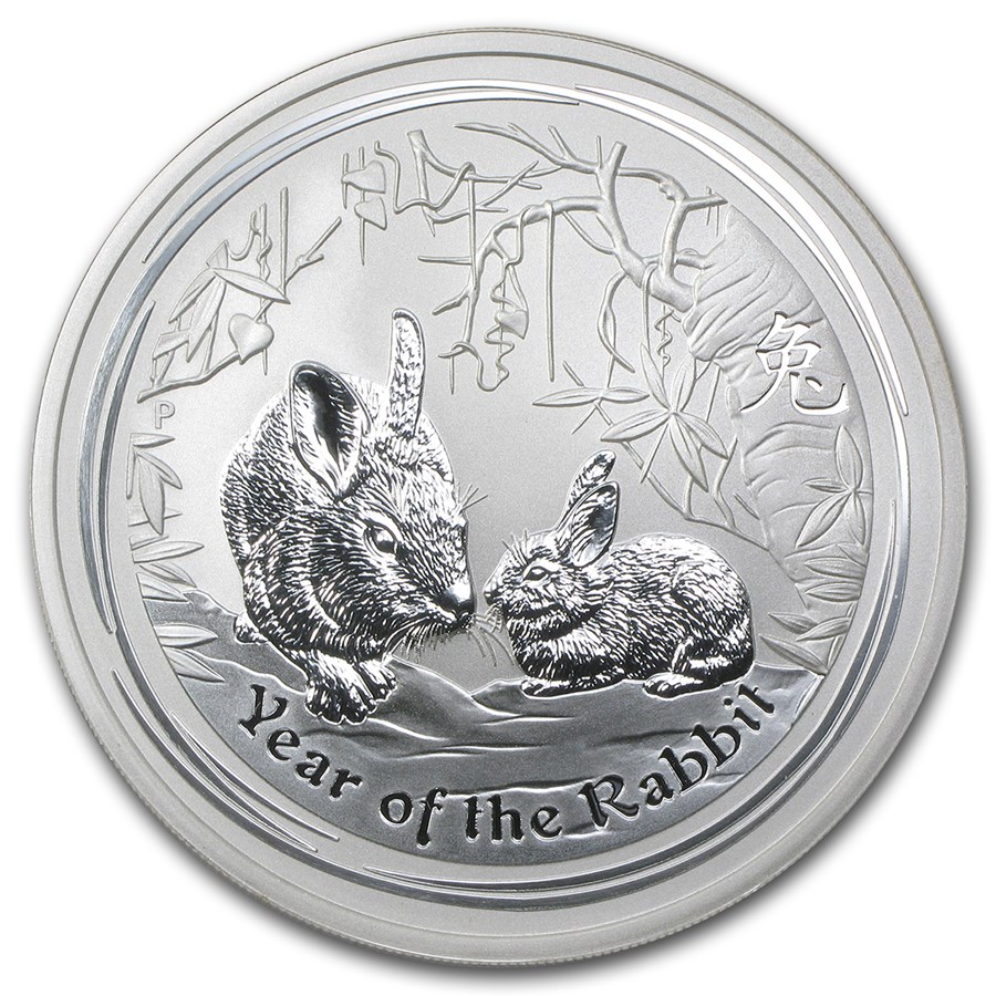 Buy 2011 Australia 5 oz Silver Year of the Rabbit BU | APMEX