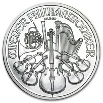2011 Austria 1 oz Silver Philharmonic BU