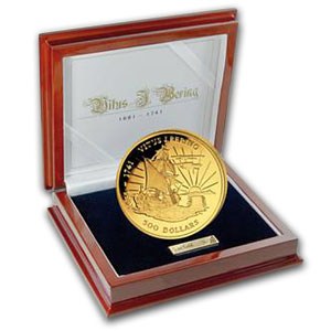 Buy 2011 British Virgin Islands 5 oz Proof Gold $500 Vitus Bering | APMEX