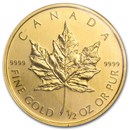 2011 Canada 1/2 oz Gold Maple Leaf BU