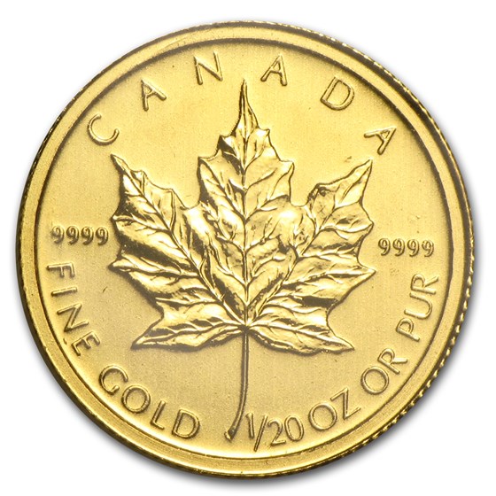 2011 Canada 1/20 oz Gold Maple Leaf BU