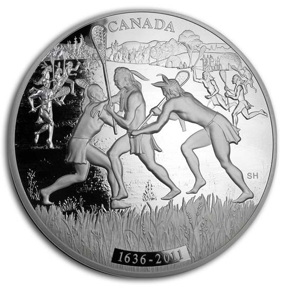 2011 Canada 1 kilo Silver $250 375th Anniv of Lacrosse (w/o Box) 2011 Canada 1 kilo Silver $250 375th Anniv of Lacrosse (w/o Box)