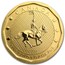 2011 Canada 1 oz Gold Mountie Maple Leaf .99999 BU (No Assay)