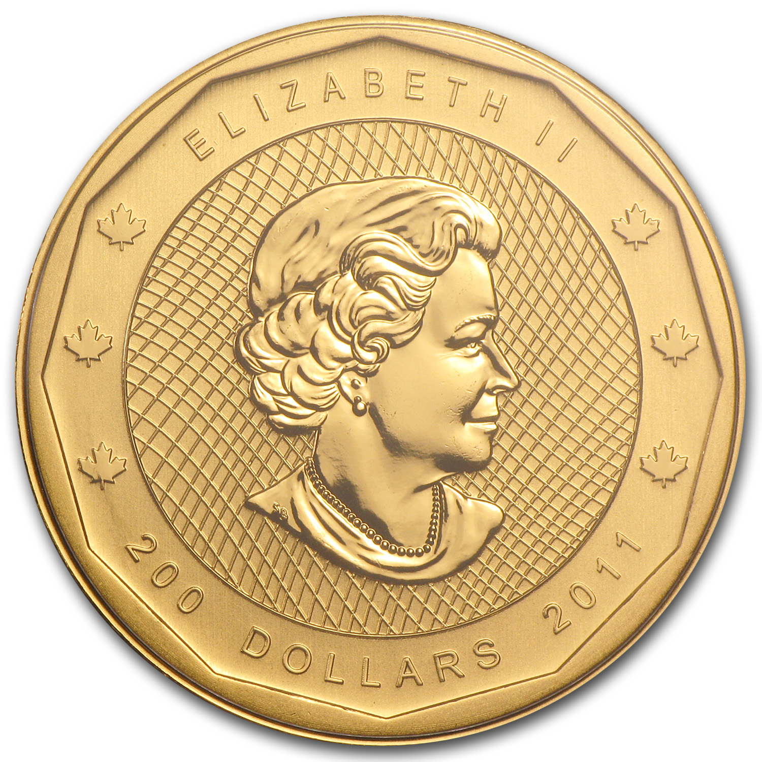 2011 Canada 1 oz Gold Mountie Maple Leaf .99999 BU (w/Assay Card