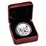 2011 Canada 1 oz Silver $20 Crystal Snowflake (Red, w/Box)