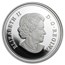 2011 Canada 1 oz Silver $20 Maple Leaf Crystal Raindrop