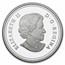 2011 Canada 1 oz Silver $20 Wild Rose Flower Crystal Dewdrops