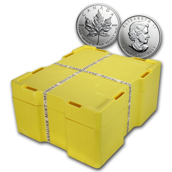 2011 Canada 500-Coin Silver Maple Leaf Monster Box (Sealed) 2011 Canada 500-Coin Silver Maple Leaf Monster Box (Sealed)