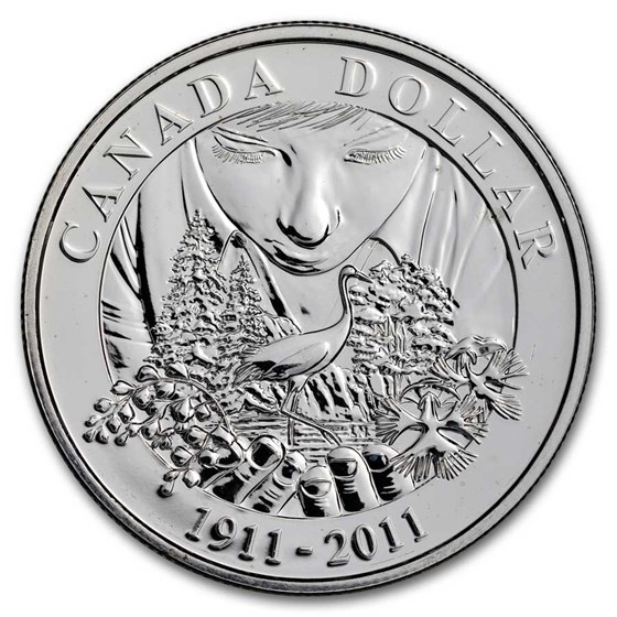 2011 Canada Silver Dollar BU (Centennial of Parks Canada) 2011 Canada Silver Dollar BU (Centennial of Parks Canada)