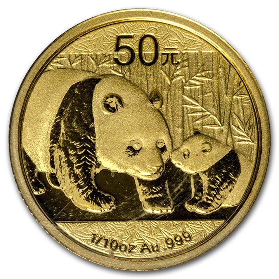 2011 China 1/10 oz Gold Panda BU (Sealed) 2011 China 1/10 oz Gold Panda BU (Sealed)