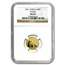 2011 China 1/10 oz Gold Panda MS-69 NGC