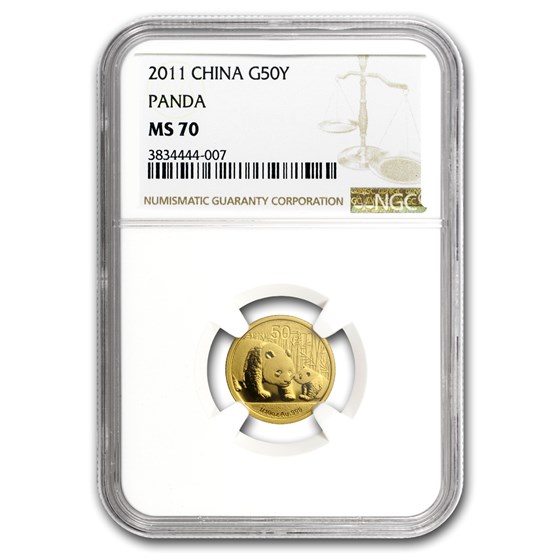 2011 China 1/10 oz Gold Panda MS-70 NGC 2011 China 1/10 oz Gold Panda MS-70 NGC