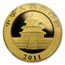2011 China 1 oz Gold Panda MS-70 NGC