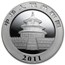 2011 China 1 oz Silver Panda BU (In Capsule)