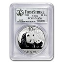 2011 China 1 oz Silver Panda MS-70 PCGS (FirstStrike®)