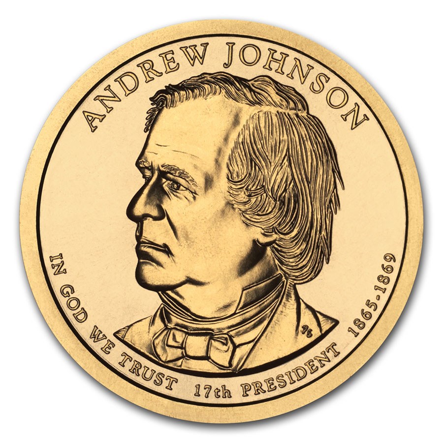 2011-D Andrew Johnson Presidential Dollar BU