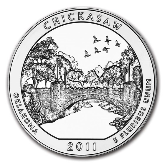 2011-D ATB Quarter Chickasaw National Recreation Area BU 2011-D ATB Quarter Chickasaw National Recreation Area BU