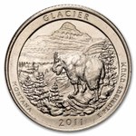 2011-D ATB Quarter Glacier National Park 40-Coin Roll BU