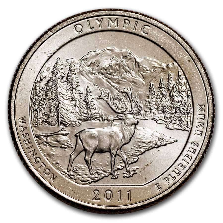 2011-D ATB Quarter Olympic National Park BU