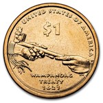 2011-D Native Amer $1 - Wampanoag Treaty BU