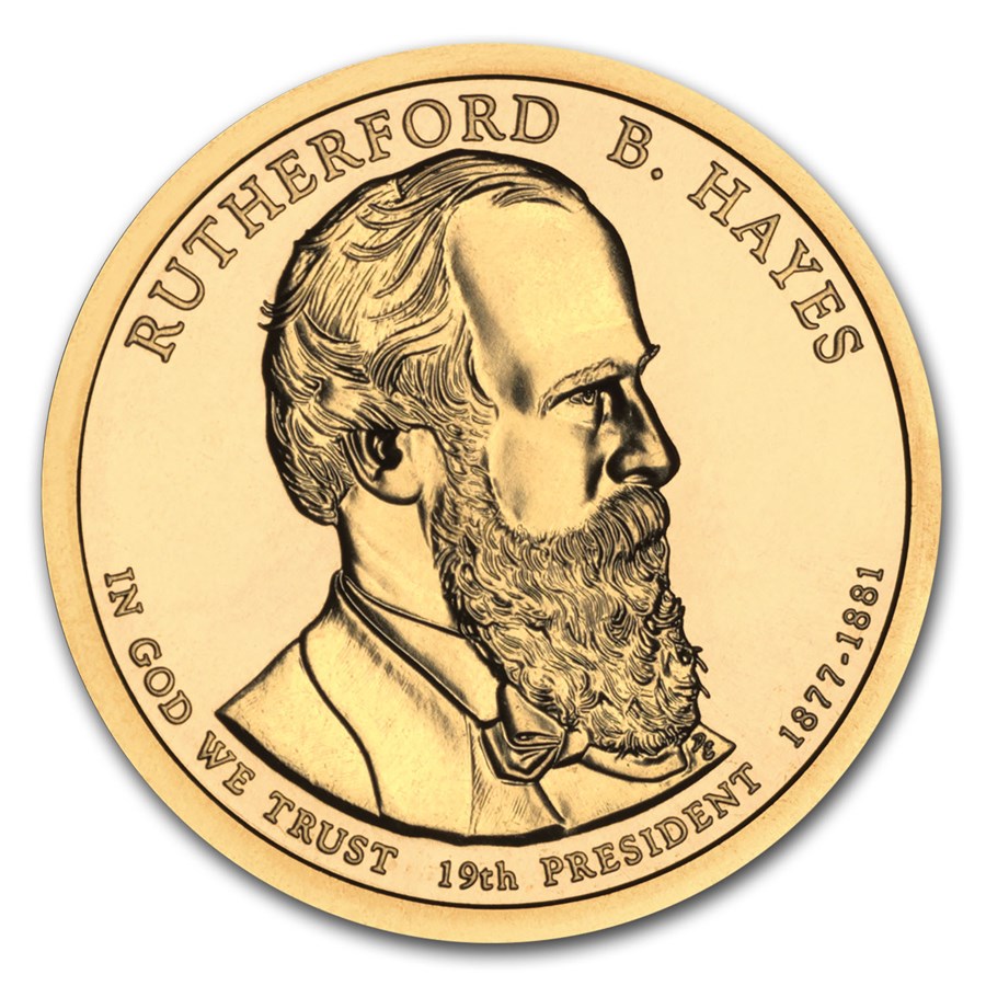2011-D Rutherford B. Hayes Presidential Dollar BU