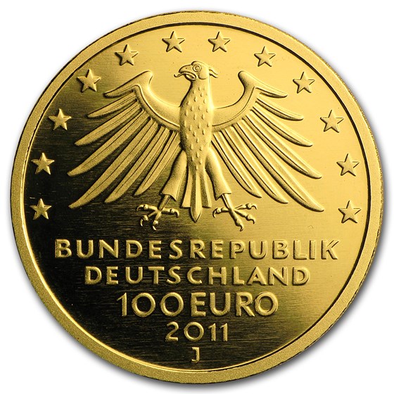 Buy 2011 Germany 1/2 oz Gold 100 Euro Wartburg BU APMEX