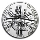 2011 Great Britain 1/2 oz Silver Britannia BU