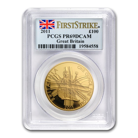 2011 Great Britain 1 oz Gold Britannia PR-69 PCGS 2011 Great Britain 1 oz Gold Britannia PR-69 PCGS