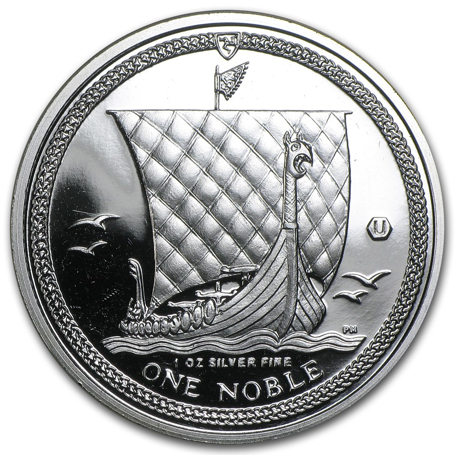 2011 Isle of Man 1 oz Silver Noble BU