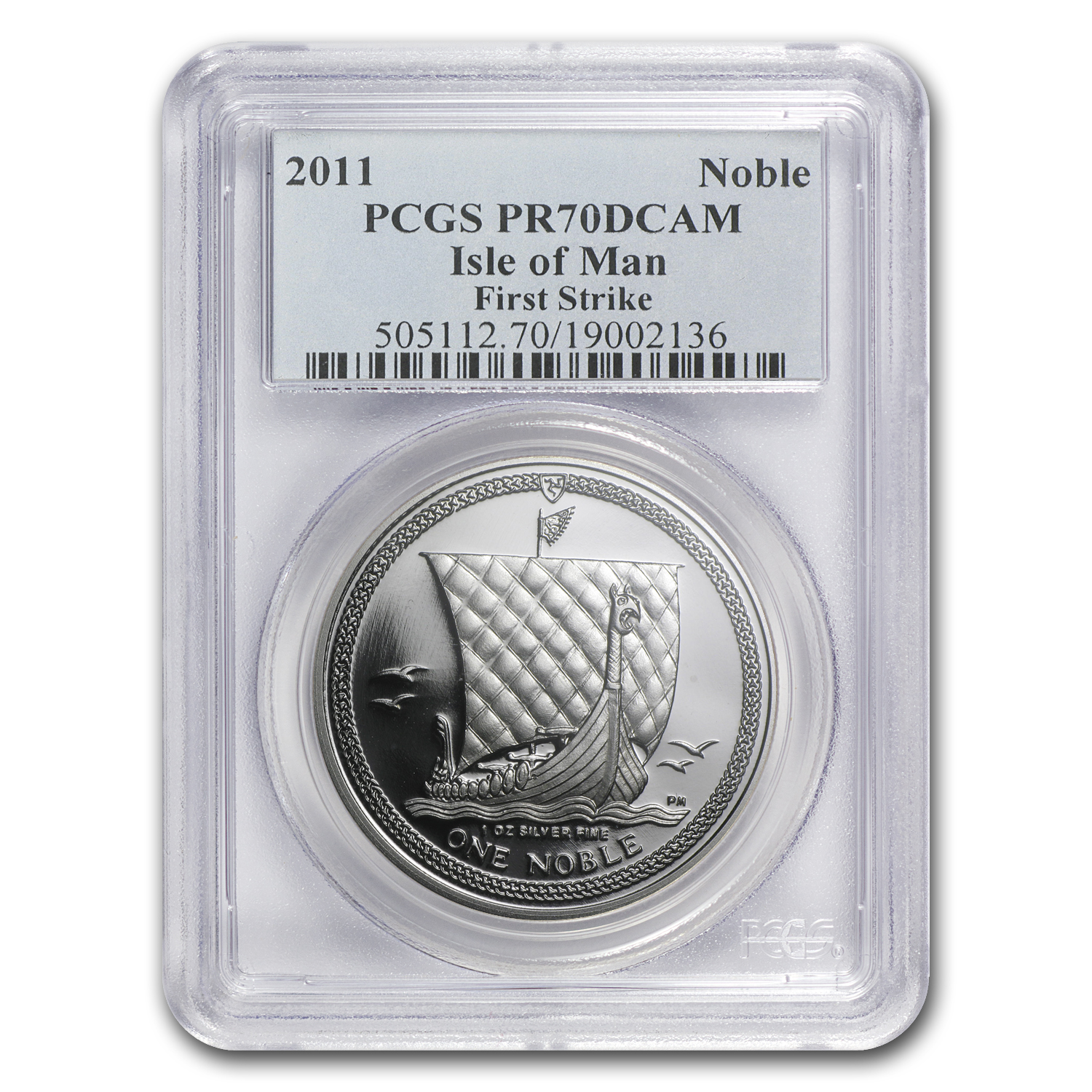 Buy 2011 Isle of Man 1 oz Silver Noble PR-70 PCGS | APMEX
