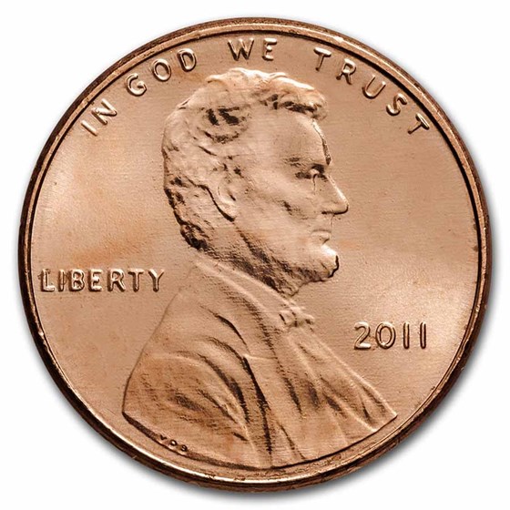 2011 Lincoln Cent BU (Red)