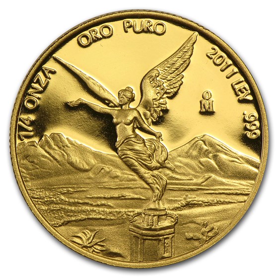 2011 Mexico 1/4 oz Proof Gold Libertad (In Capsule) 2011 Mexico 1/4 oz Proof Gold Libertad (In Capsule)