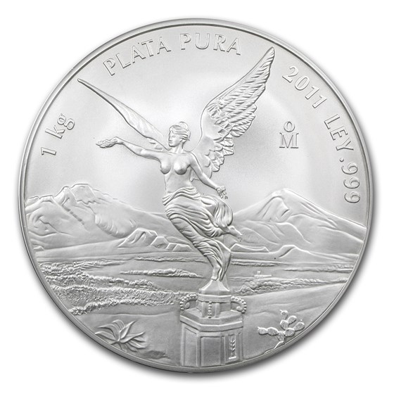 2011 Mexico 1 kilo Silver Libertad BU (In Capsule) 2011 Mexico 1 kilo Silver Libertad BU (In Capsule)