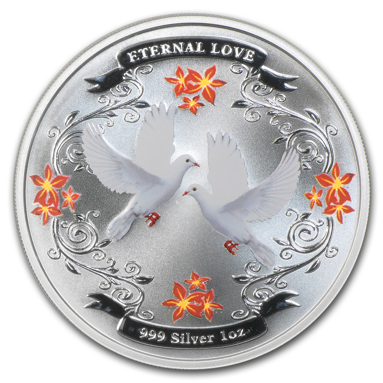 Buy 2011 1 oz Silver Eternal Love Proof (w/Box & COA) | APMEX